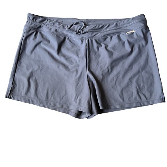 ZEROXPOSUR stretchy grey Women’s Short. Size 18W - Picture 1 of 8